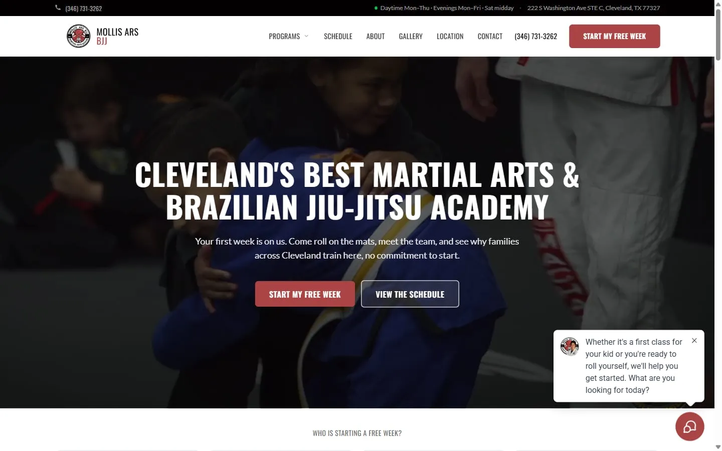 The Mollis Ars BJJ website